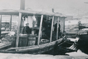 Bilde av Sandefjords første fiskebasar